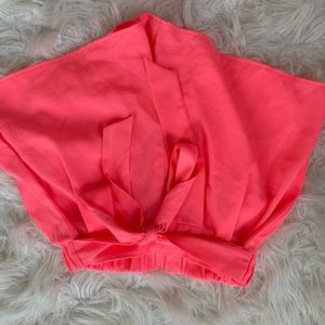 Hot pink shorts